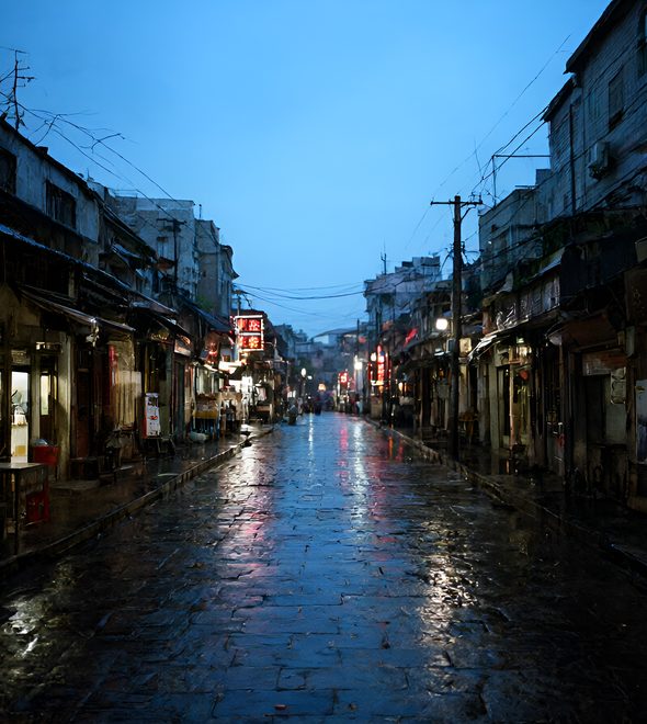 城市街景 的出图示例